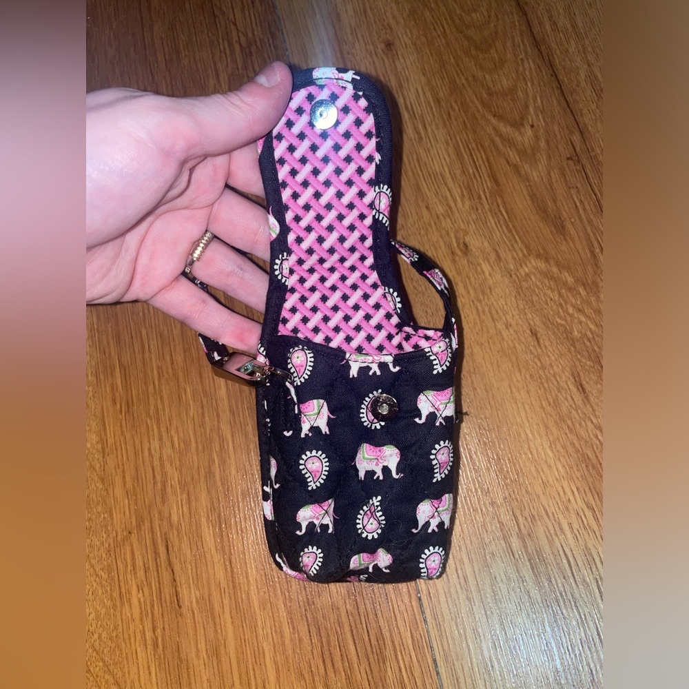 Vera Bradley Small Phone Case • Pink Elephants - Picture 2 of 4